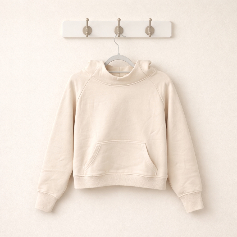 Cream Hoodie – Minimal & Cozy Style